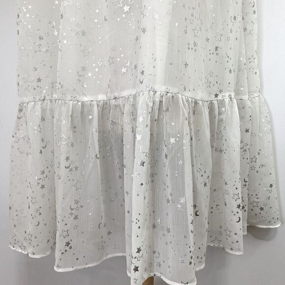 Gap Dress Starry White Fit and Flare NWOT Size Small - Picture 4 of 8